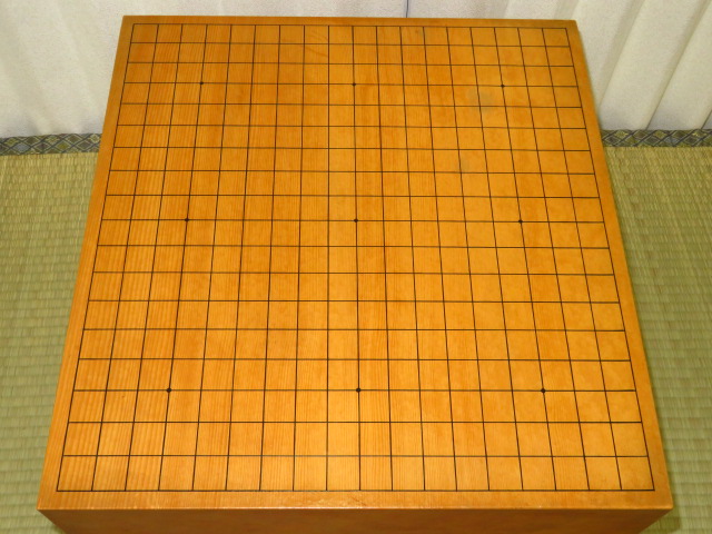 日本産本榧四方柾目五寸碁盤 ヤフーオークション ヤフオク 出品代行 トウシン 囲碁 将棋