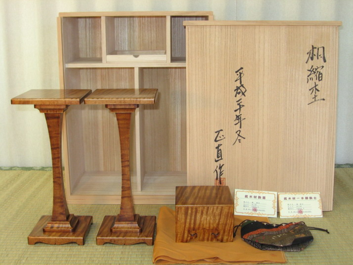 ▲トウシンオリジナル/奥山正直作将棋駒製作用彫台▲新品 ヤフーオークション 出品代行 トウシン 奥山正直作楓杢拭漆古色仕上駒