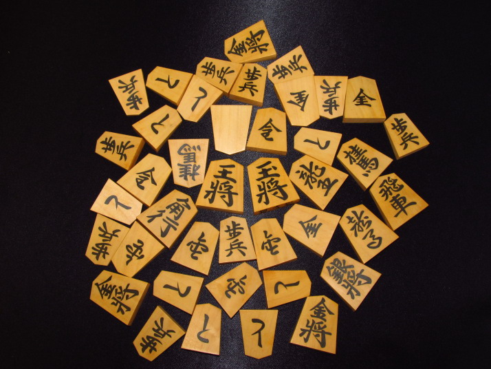 桂山作天童楷書薩摩黄楊柾目彫埋将棋駒 ヤフーオークション ヤフオク 