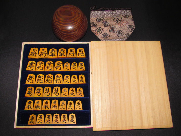 八代目駒権作「香梅」薩摩黄楊彫将棋駒 ヤフーオークション ヤフオク 