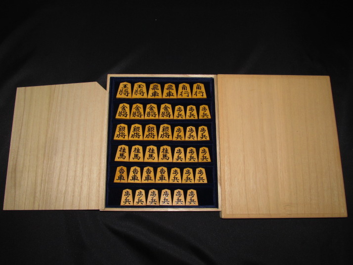 初代大竹竹風作錦旗島黄楊柾目盛上将棋駒 ヤフーオークション ヤフオク