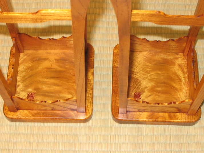 ▲トウシンオリジナル/奥山正直作将棋駒製作用彫台▲新品 ヤフーオークション 出品代行 トウシン 奥山正直作楓杢拭漆古色仕上駒